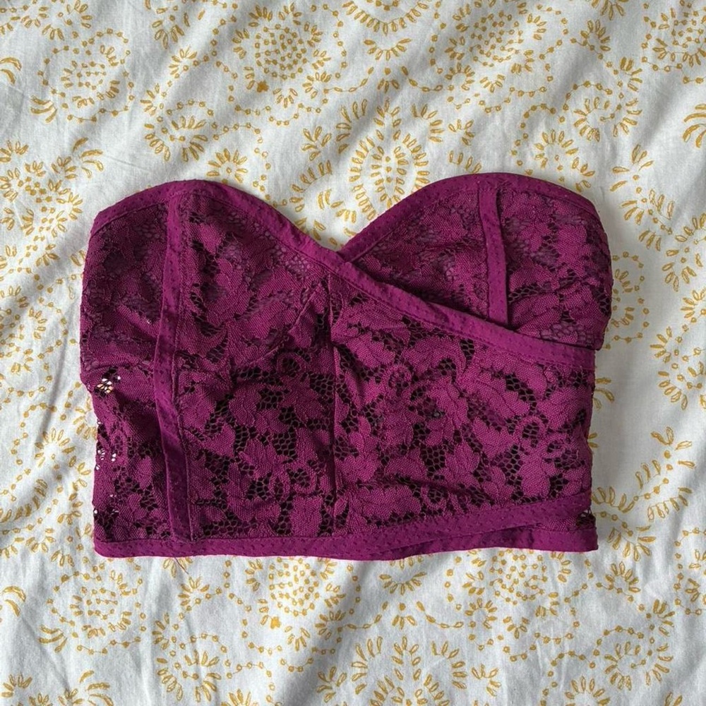 Free People Intimately Strapless Lace Bralette Top